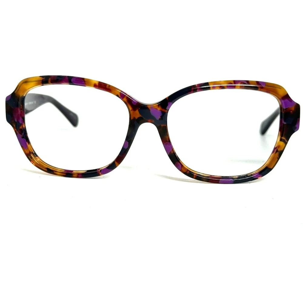 Coach HC 8199 L148 Purple Tortoise Square Eyeglass Frames 56-17-135 533990